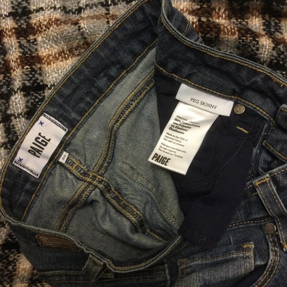 PAIGE Peg Skinny Jeans 26 - Picture 5 of 16